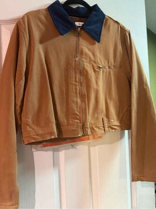 Re/Done Jackets & Blazers - Re/done 80s Upcycled Crop
Workwear Jacket